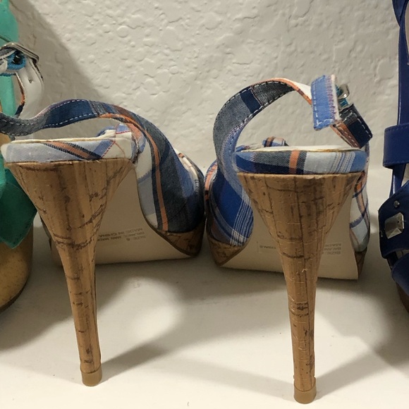 Plaid platform sandal - Picture 4 of 5